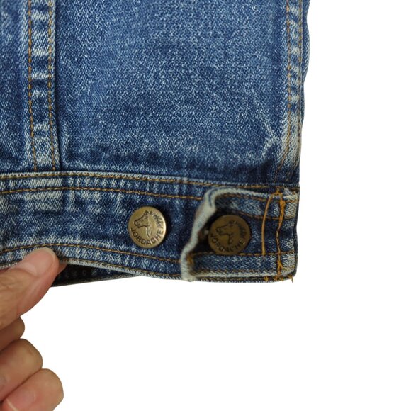Vintage Jordache Denim Sleeveless Jacket‎ Vest Pockets Button Front 1980's - Picture 8 of 16